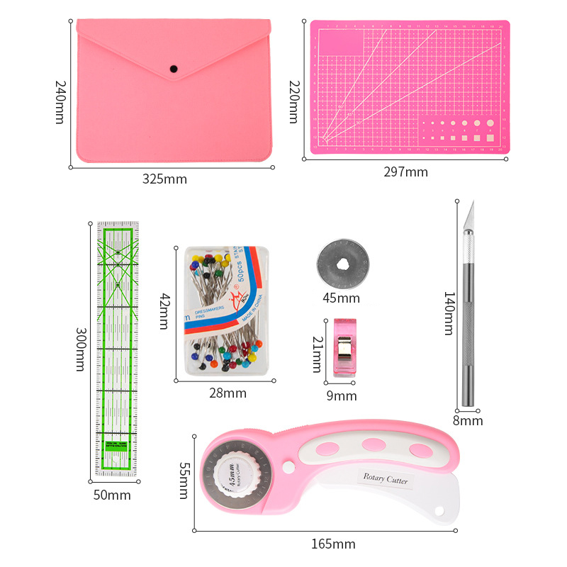 Set pemotong putar termasuk Ki - Rotary Cutter For Fabric 45Mm ulasan dan harga