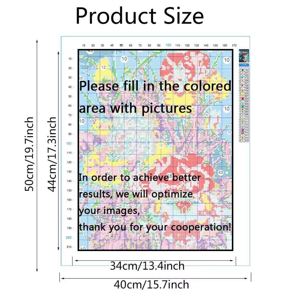 Kit Bordir Foto Kustom 11CT Be - Cotton Embroidery Thread Skeins ulasan dan harga