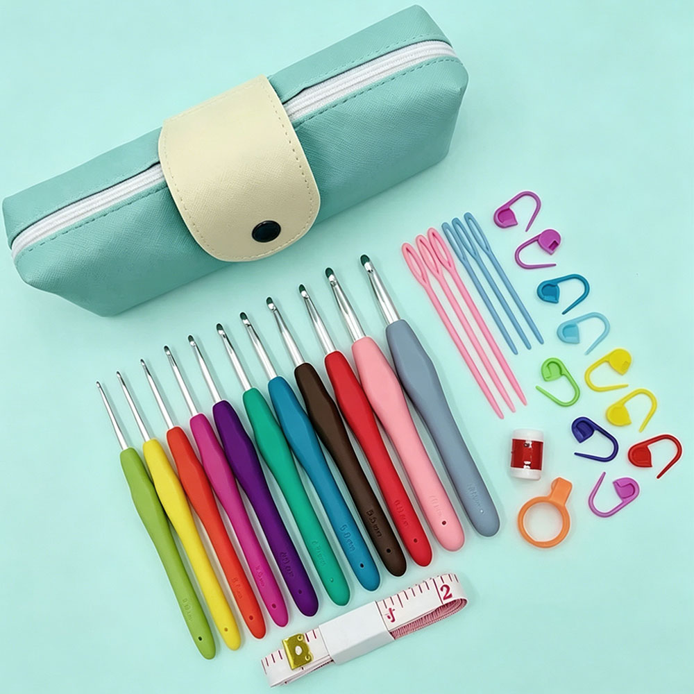 37pcs Set Jarum Rajut Crochet  - Sewing ulasan dan harga
