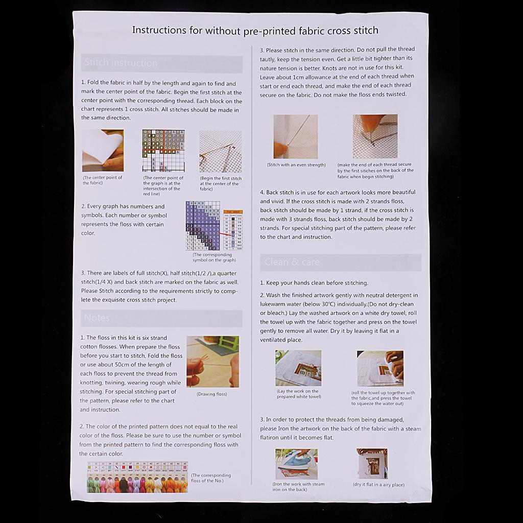 Kit Sulaman Silang Bermotif Si - Cross Stitch Stamped Kits Beginners ulasan dan harga
