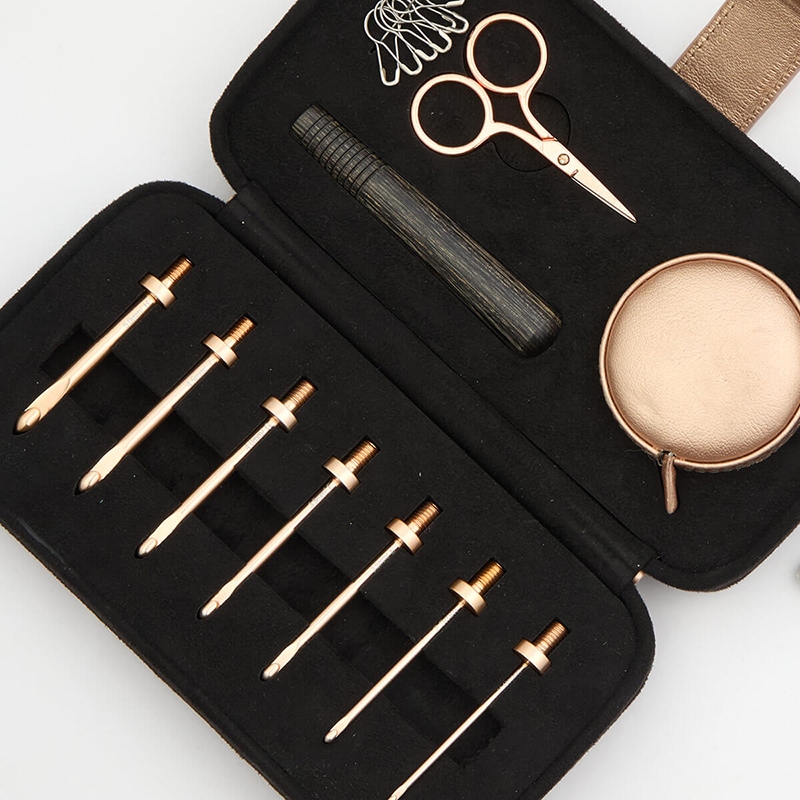 1 Set Set Kait Rajutan Ujung T - Wooden Crochet Hooks Ergonomic Handle ulasan dan harga